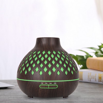 Wood Grain Hollowed Drum Humidifier