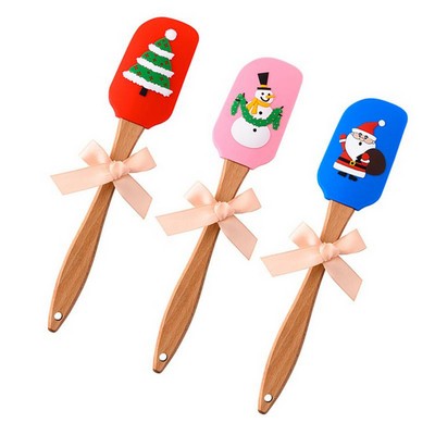 Christmas Cake Spatula scraper with Silicone