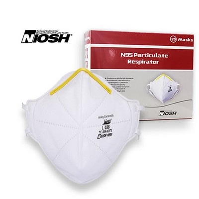 N95 Mask Particulate Respirator - NIOSH Approved--Stock in USA