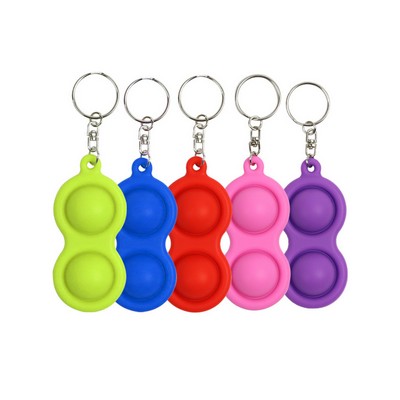 Pop Bubble Fidget Keychain