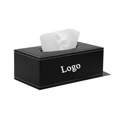 PU Leather Tissue Box