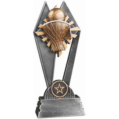 7" Basketball Sun Ray Award