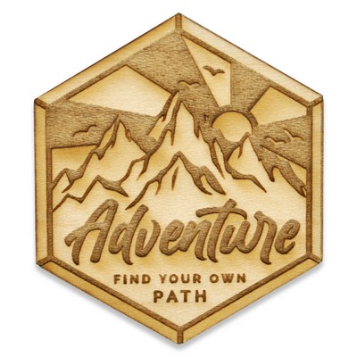 Find Your Own Path Wood Pin