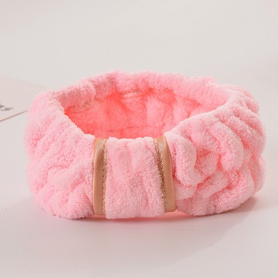 Coral Fleece Facial Makeup Dry Hair Headband