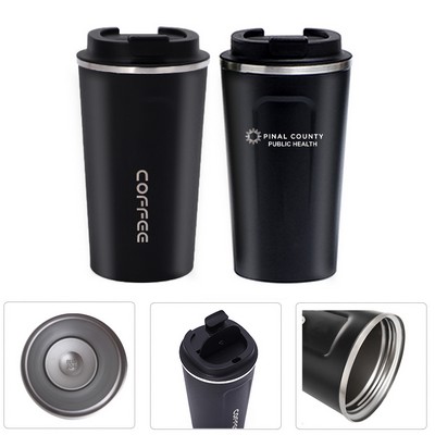 17 Oz Commuter Coffee Mug With Lid