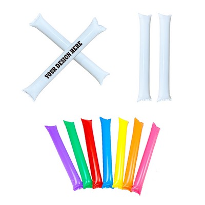 Inflatable Bam Thunder Cheering Sticks MOQ 100 Pairs