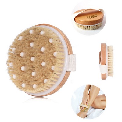 Wet And Dry Body Massage Bath Brush