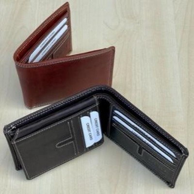 Vintage Leather Bifold Wallet