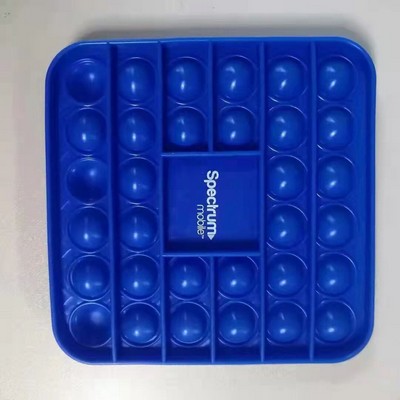 Square Silicone Push Pop Bubble Fidget Toy