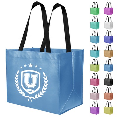 Glossy Laminated Shopping Tote Bags