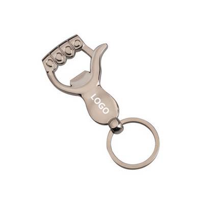 Palm Shaped Bottle Opener Keychain