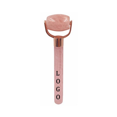 Rose Quartz Facial Roller Massage Tools