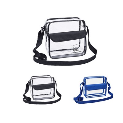 Clear Cross Body Messenger Bag