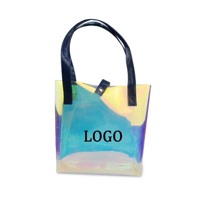 Holographic Clear Tote Bag