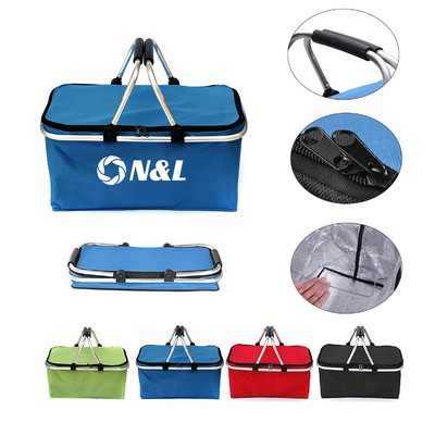 Foldable Insulated Picnic Basket