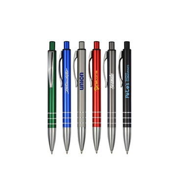 Sleek Metal Click Action Ballpoint Pen