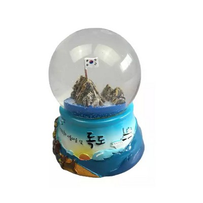 Custom City-Souvenir Snow Ball Ornament