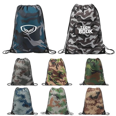 Camo Drawstring Sports Pack