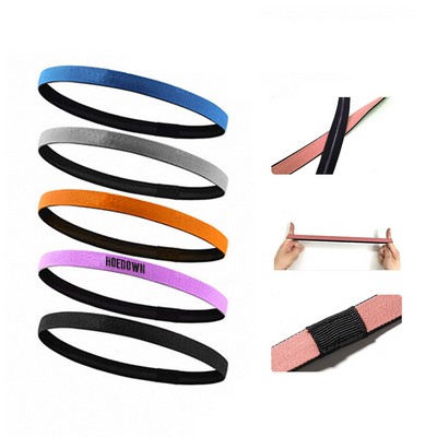 Sublimation Non-Slip Elastic Sport Headbands