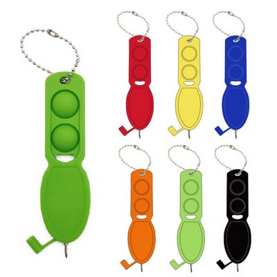 Push Pop Pen Keychain