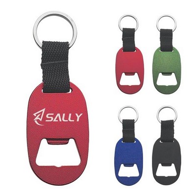 Metal Key Tag With Bottle Opener