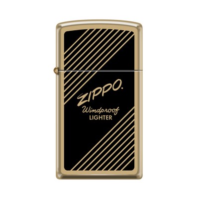 Zippo® Slim® High Polish Brass Lighter