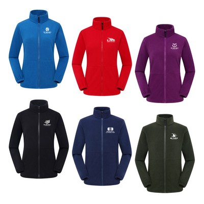 Full Zip Soft Polar Fleece Jacket