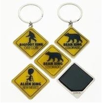 Caution Sign Key Tag