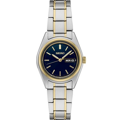 Seiko Essentials Quartz Watch w/Dark Blue Dial