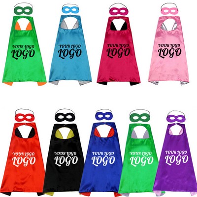 Children's Costume Cosplay Cape And Masks