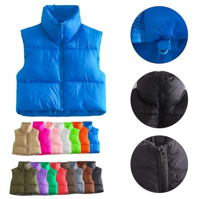 Women's Winter Crop Vest