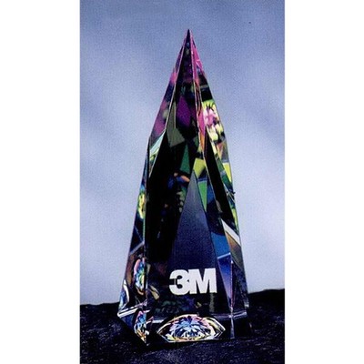 Rainbow Steeple Paperweight w/Dome (4" x 1 5/8")