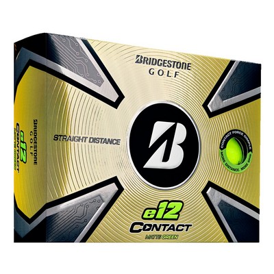 Bridgestone 2023 e12 Contact Golf Balls - Matte Green