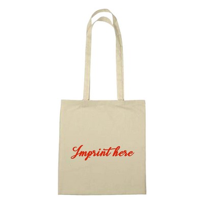 Natural Cotton Tote Bag W/ Shoulder Strap