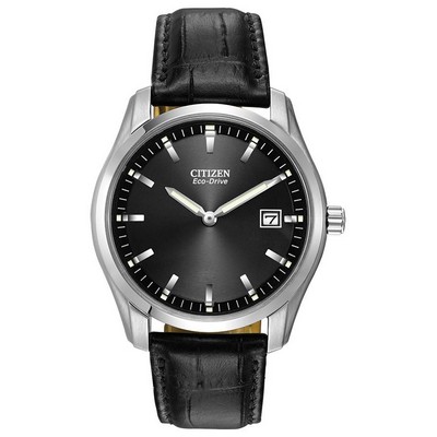 Citizen® Men's Corso Black Eco Drive Watch w/Black Dial