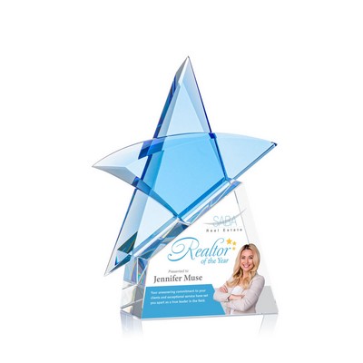 VividPrint™ Award - Benita Star Blue/Optical 7"