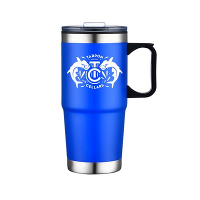 24oz Stainless Steel travel mug with stainless bottom