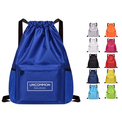 Drawstring Basketball Backpack