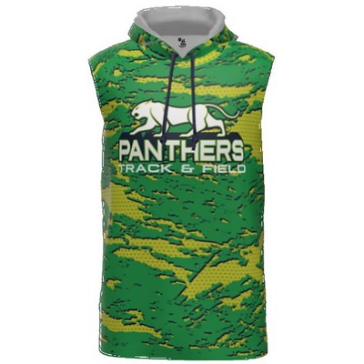 Sublimated Sleeveless Hood Tee