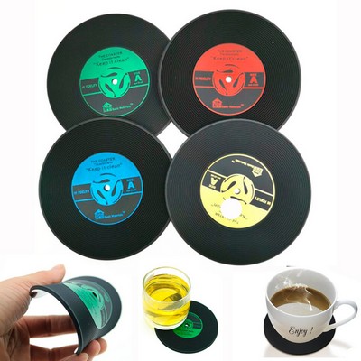 Silicone Record Coasters