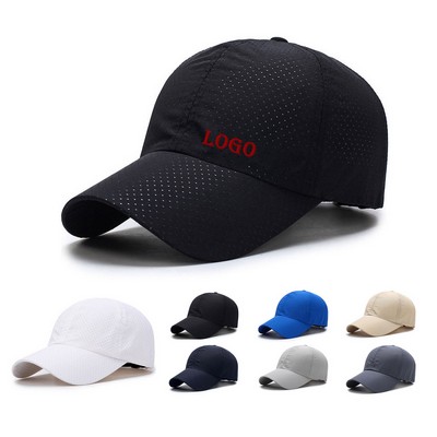 Polyester Quick Drying Baseball Caps