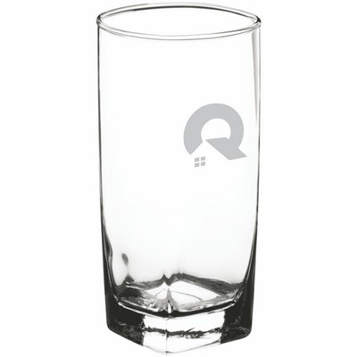 Deep Etched or Laser Engraved Acopa Cube 14 oz. Beverage Glass