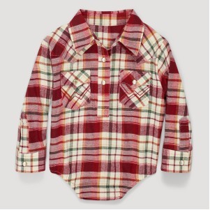 Wrangler® All Around Baby™ Baby Boy's Red Bodysuit