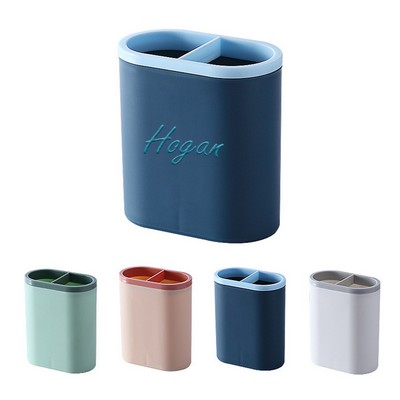 Office Plastic Solid Color Pen Holder