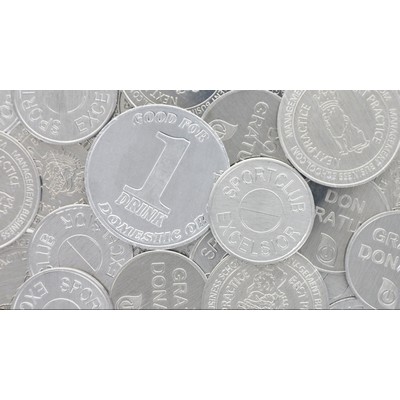 1.25" Aluminum Tokens