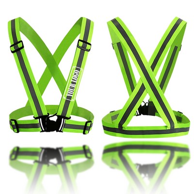 Adjustable Reflective Elastic Vest Belt