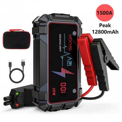 12800mAh Portable Emergency battery booster for 12V GAS/DIESEL Car