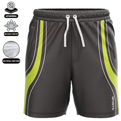 Men's and Kids' Full Sublimation Training Shorts - 160G Performance Grade Honeycomb Mesh