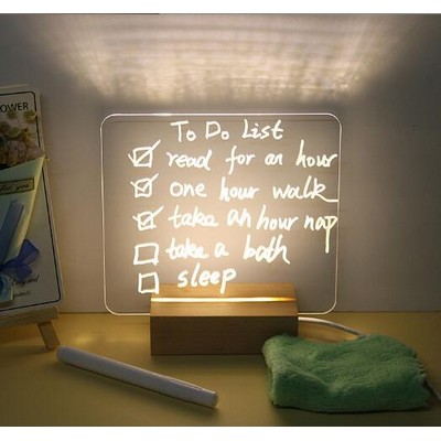 3D Acrylic Night Light Gifts For Writing And Drawing