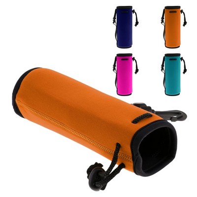 Neoprene Drawstring Bottle Holder